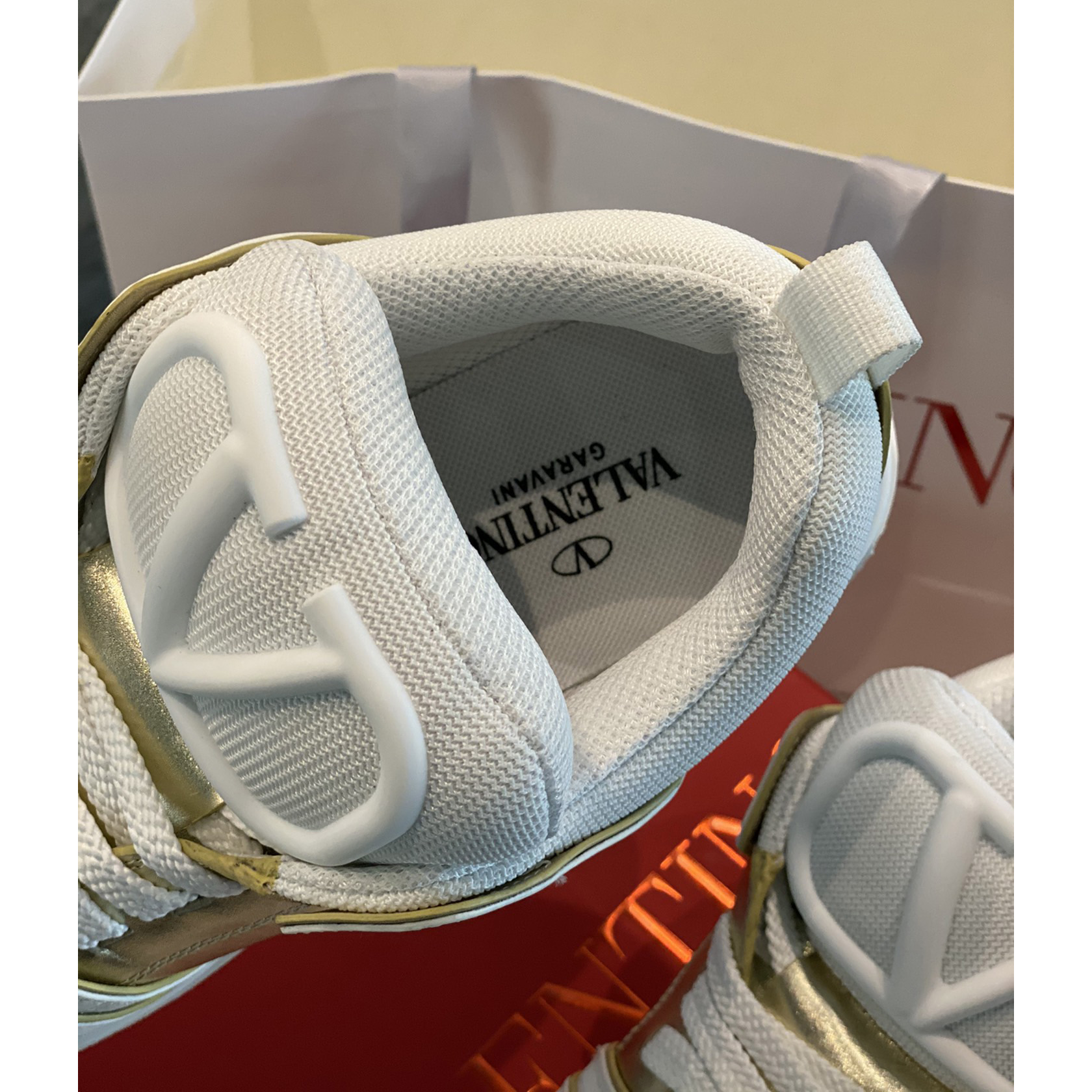 Valenti Open Skate Calfskin And Fabric Sneaker  - DopestKickz