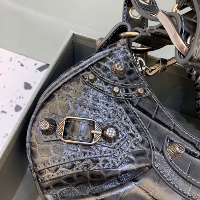 Balenciaga Le Cagole XS Shoulder Bag In Black(26-12-6cm) - DopestKickz