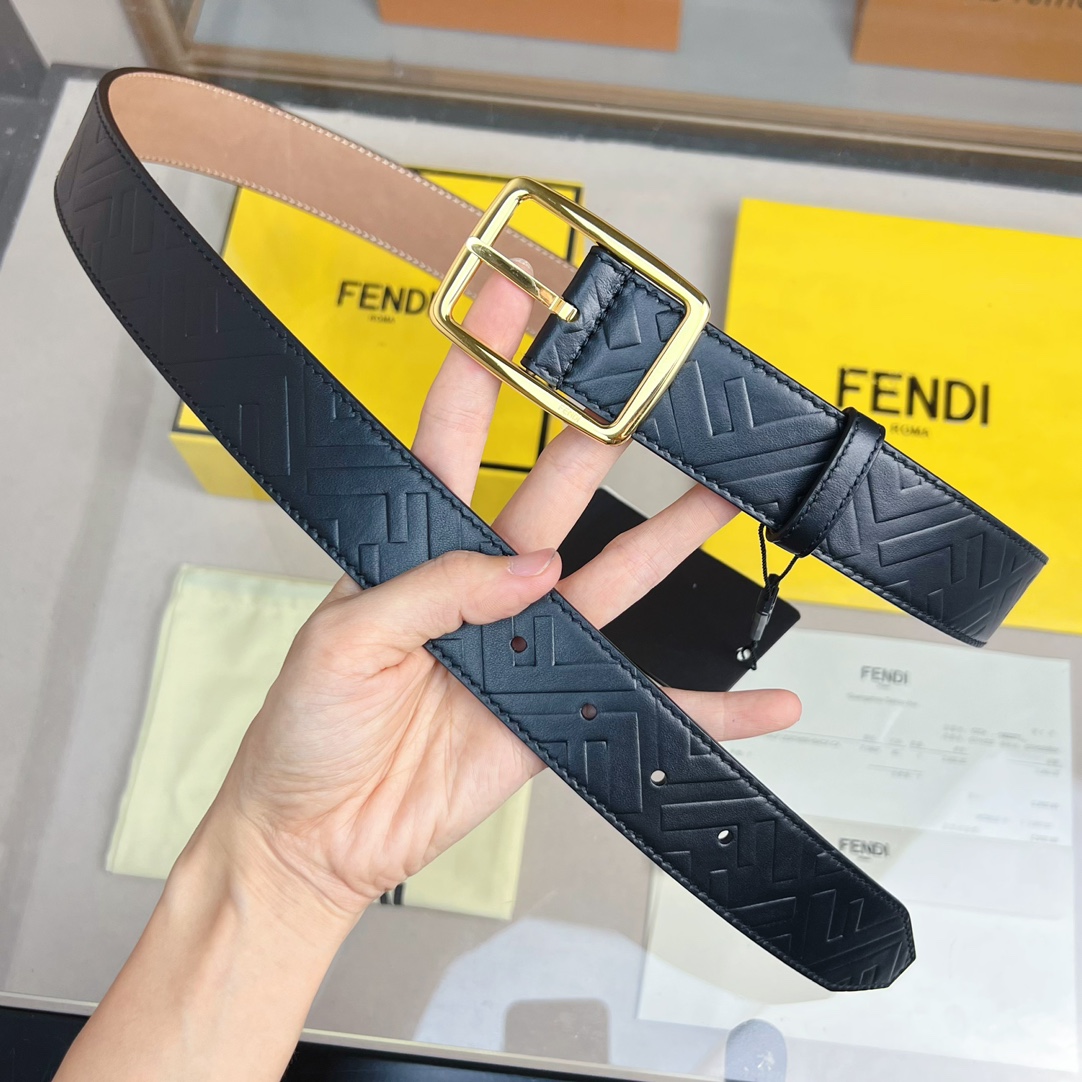 Fendi Leather Belt  - DopestKickz