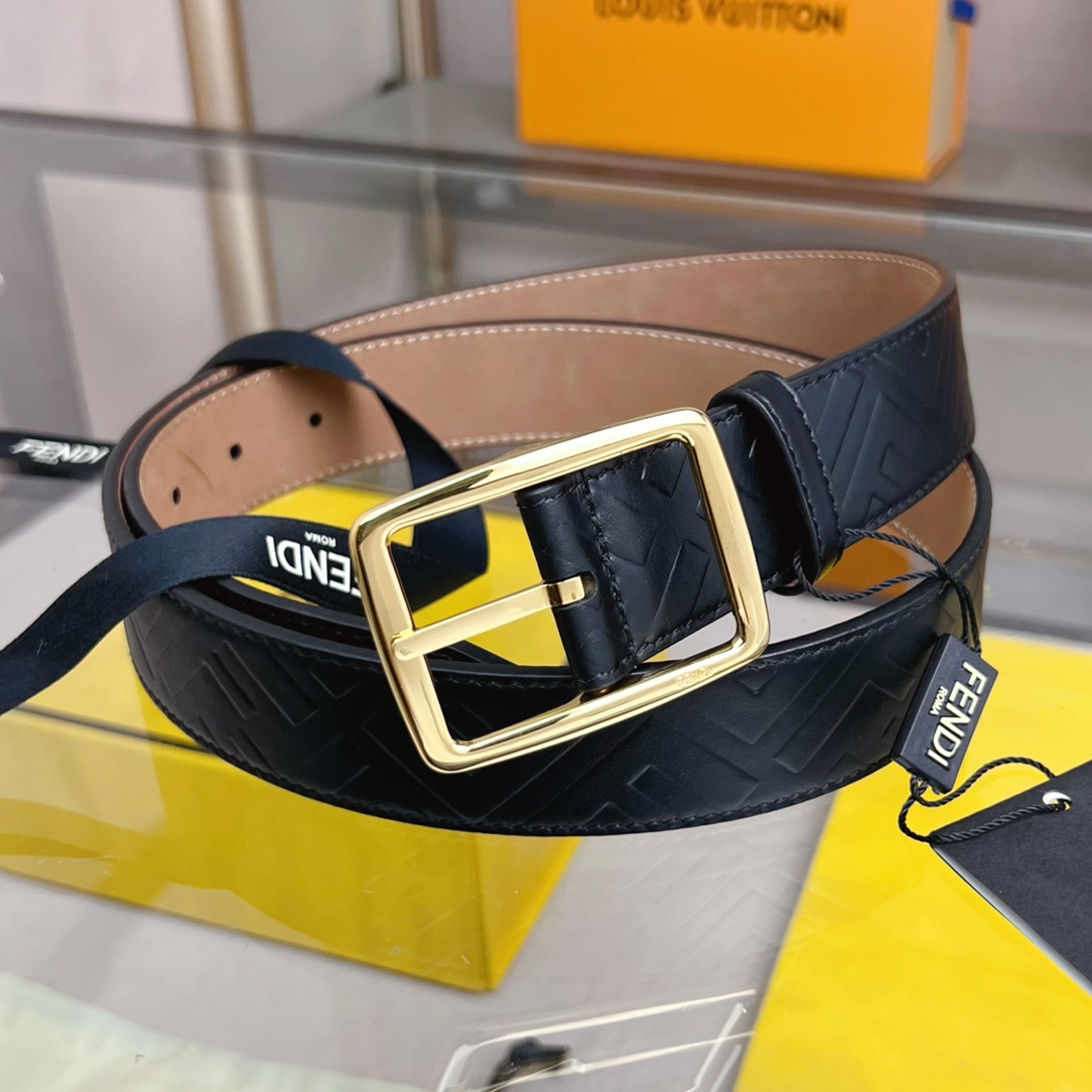 Fendi Leather Belt  - DopestKickz