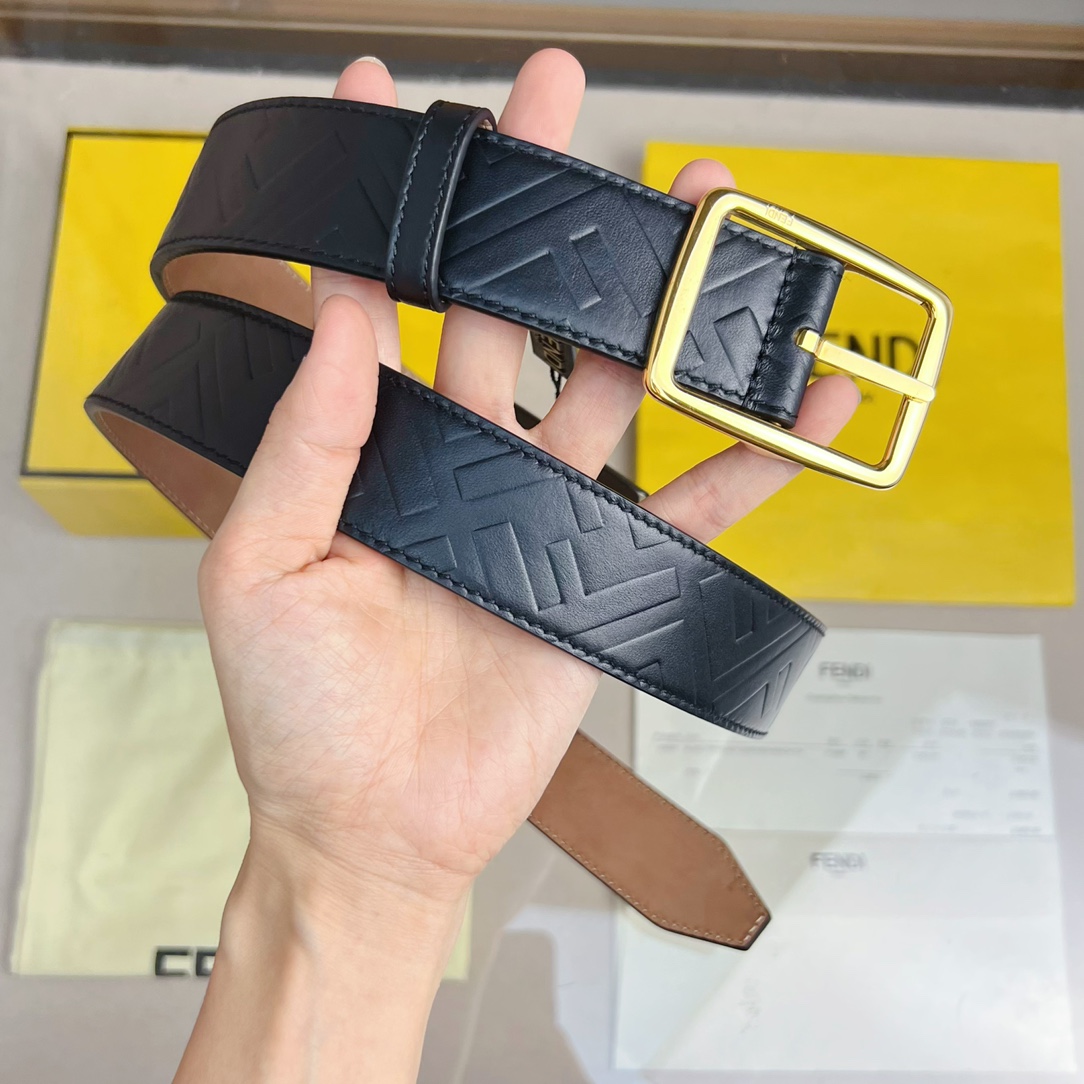 Fendi Leather Belt  - DopestKickz
