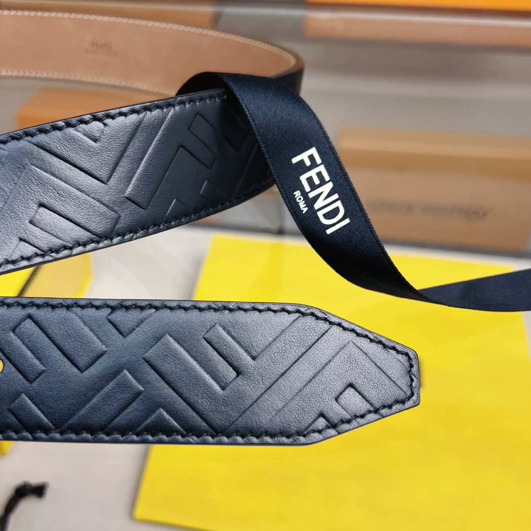 Fendi Leather Belt  - DopestKickz