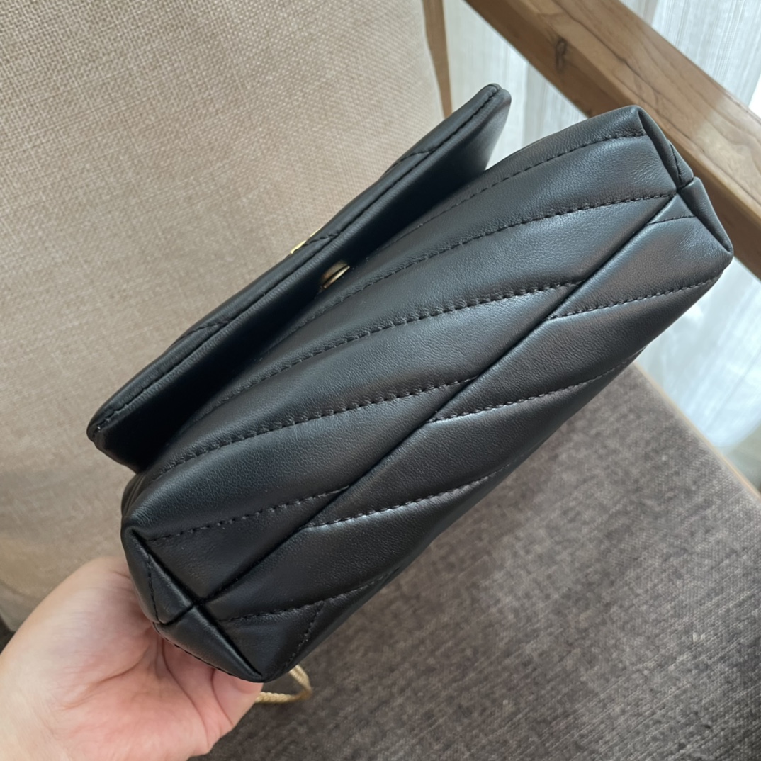 ToryBurch Kira Chevron Convertible Shoulder Bag(18-12.5-5.5cm)  TB316M - DopestKickz