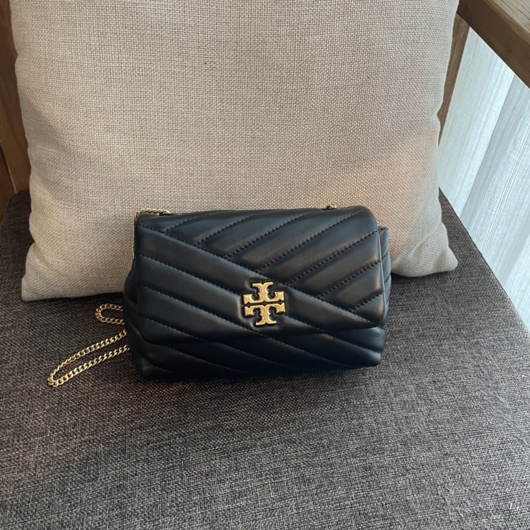ToryBurch Kira Chevron Convertible Shoulder Bag(18-12.5-5.5cm)  TB316M - DopestKickz