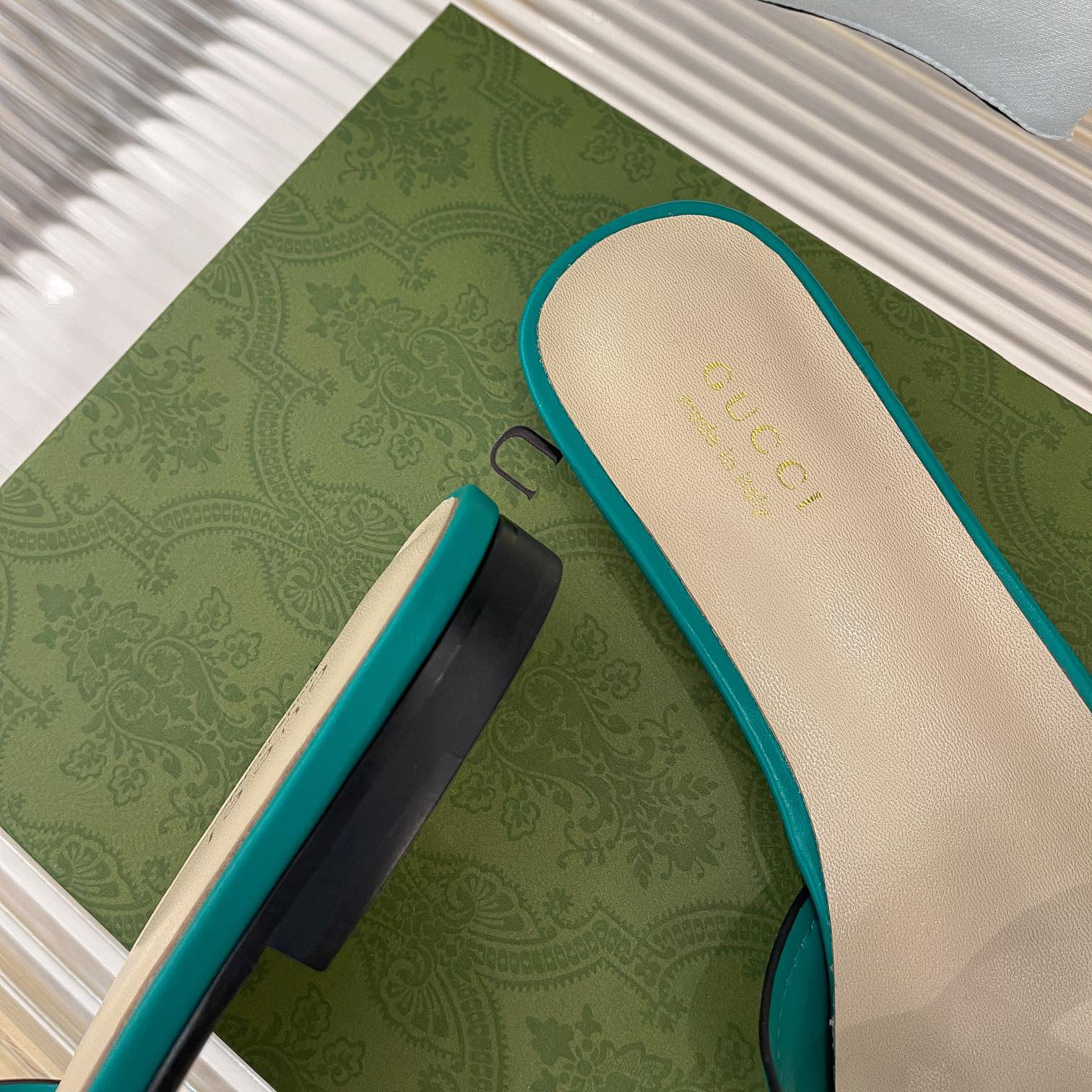 Gucci Women's Interlocking G Cut-Out Slide Sandal - DopestKickz