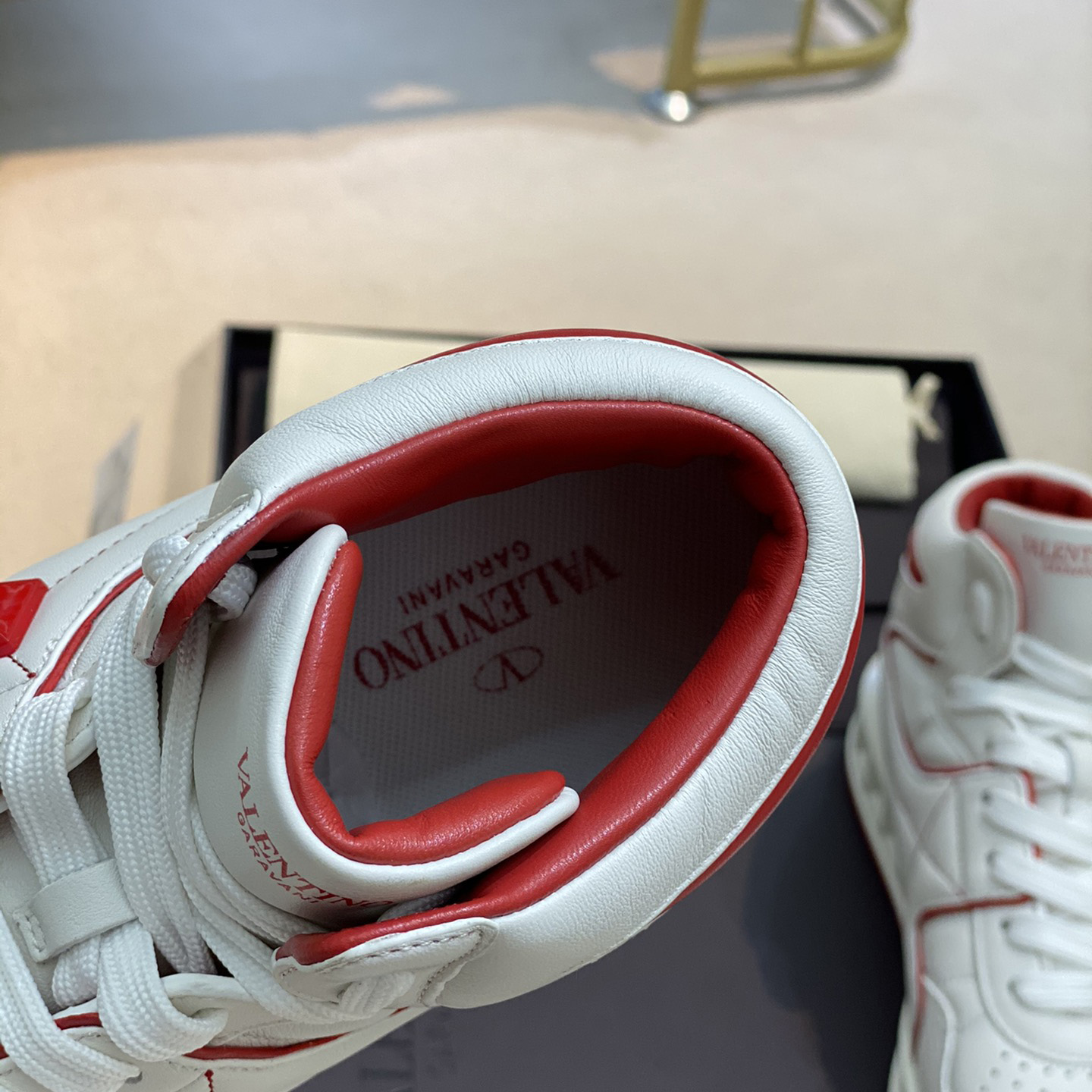 Valenti One Stud Mid-Top Nappa Sneaker - DopestKickz