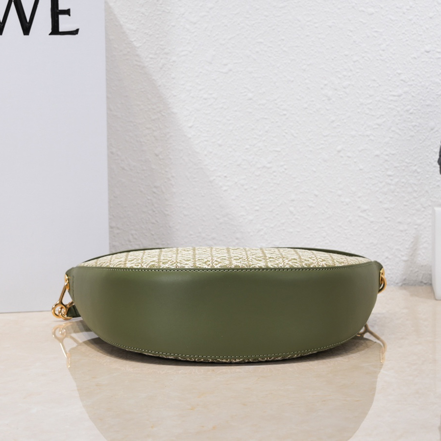 Loewe Luna Bag In Anagram Jacquard And Classic Calfskin(29.5-27-8cm) - DopestKickz