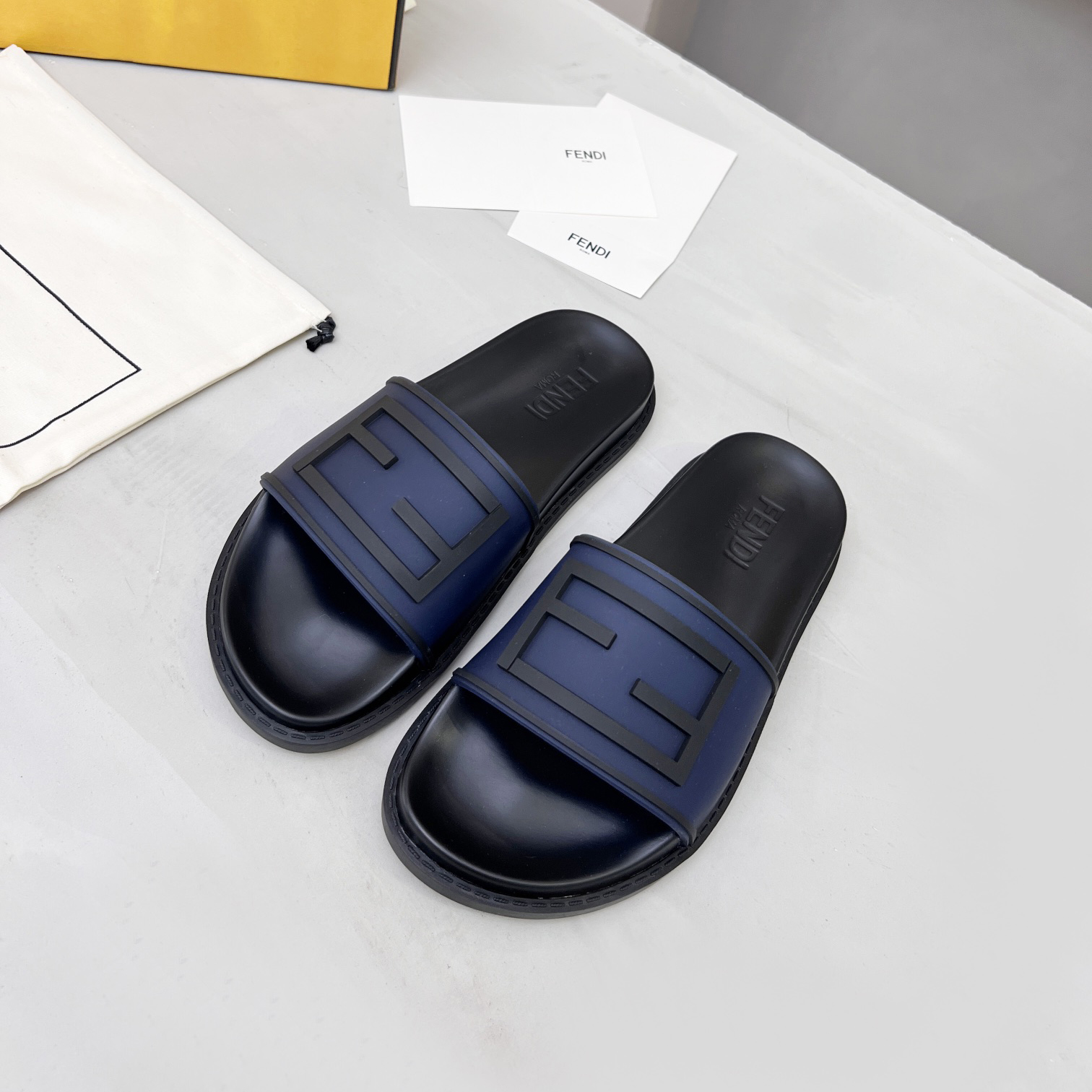 Fendi Baguette Slides - DopestKickz