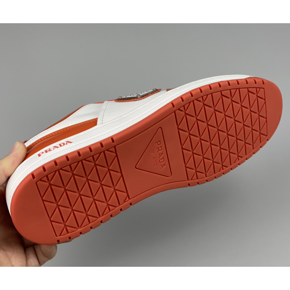 Prada Downtown Leather Sneakers - DopestKickz