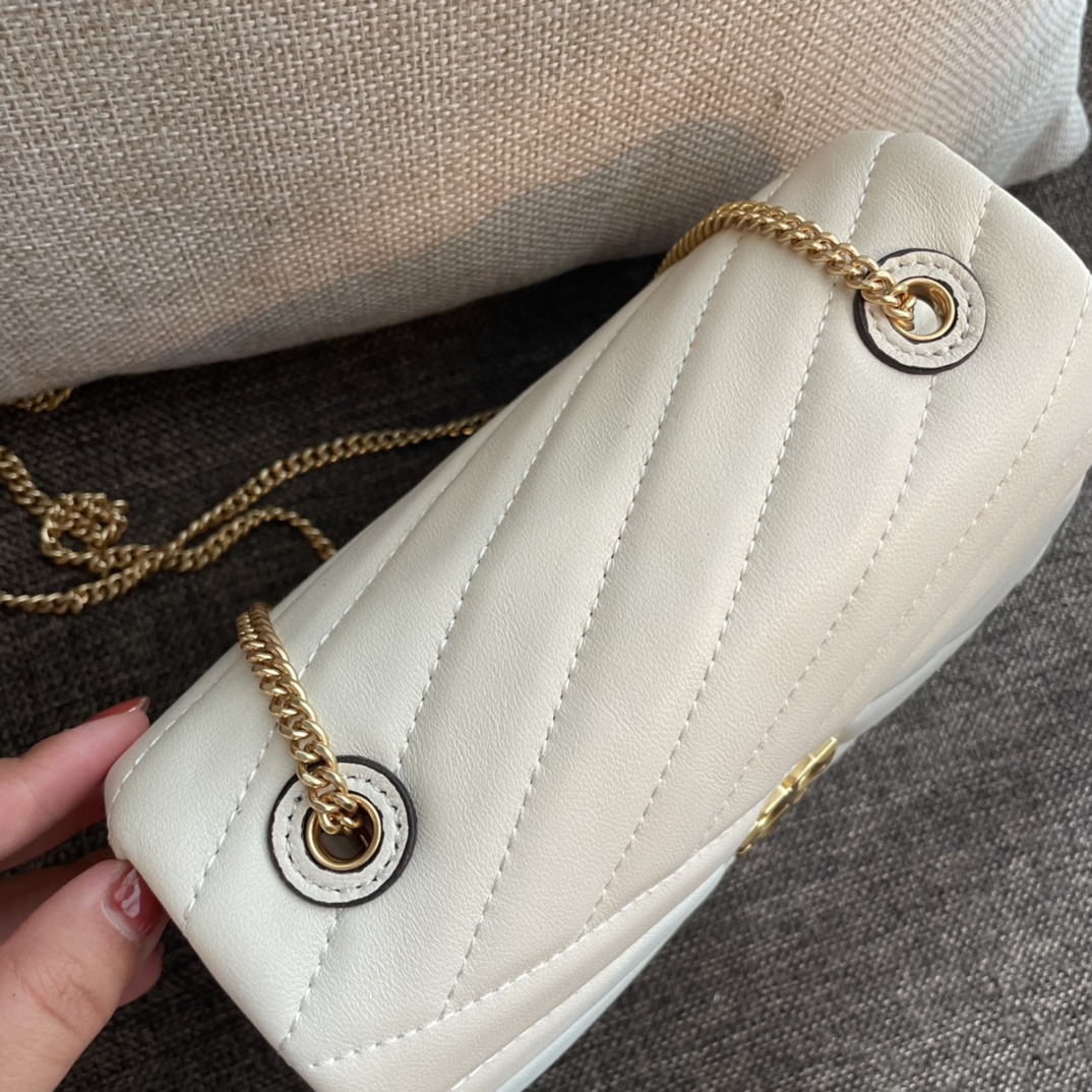 ToryBurch Kira Chevron Convertible Shoulder Bag(18-12.5-5.5cm)  TB316M - DopestKickz