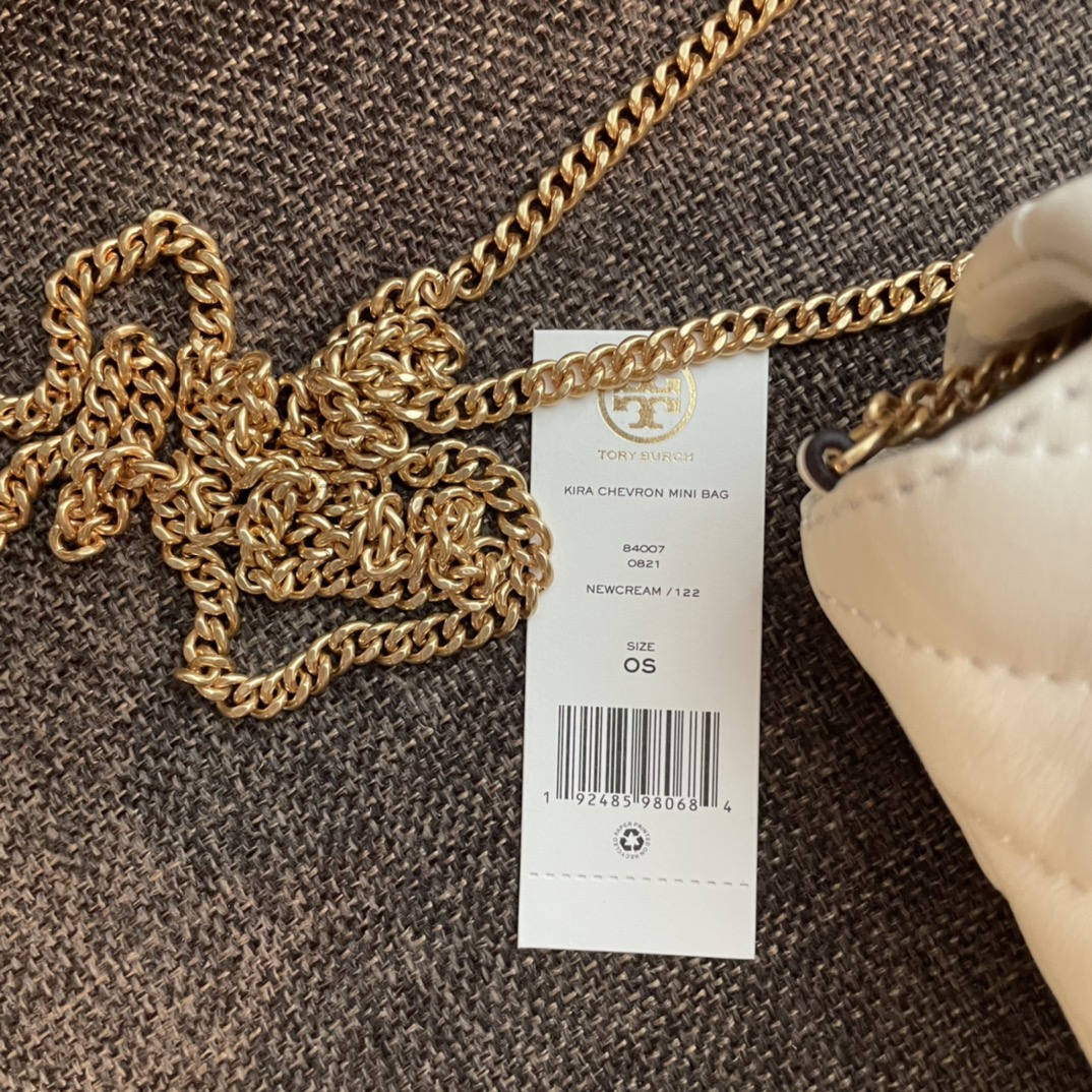 ToryBurch Kira Chevron Convertible Shoulder Bag(18-12.5-5.5cm)  TB316M - DopestKickz