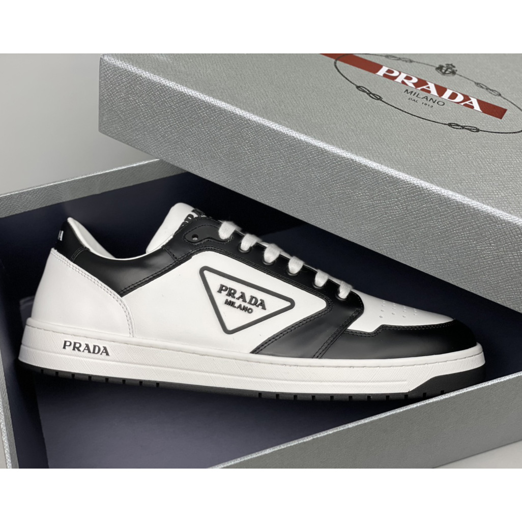Prada District Leather Sneakers（Upon uk Size） - DopestKickz