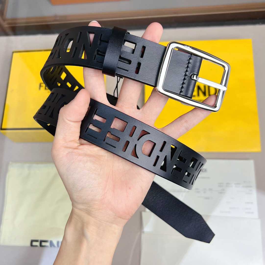 Fendi Leather Belt  - DopestKickz