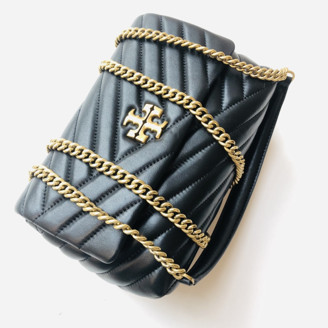 ToryBurch Kira Chevron Convertible Shoulder Bag(22.5-15-8cm)  TB316S90452 - DopestKickz