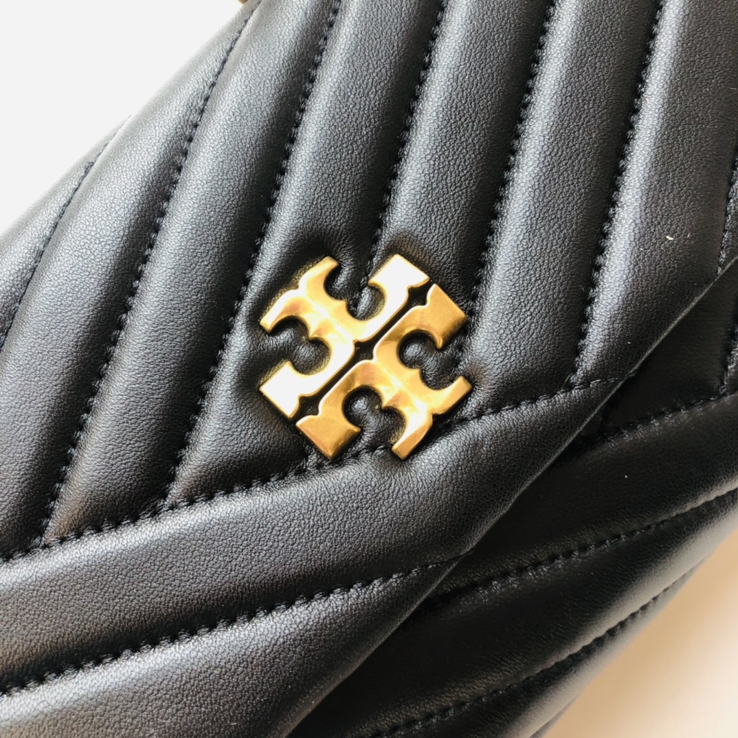 ToryBurch Kira Chevron Convertible Shoulder Bag(22.5-15-8cm)  TB316S90452 - DopestKickz