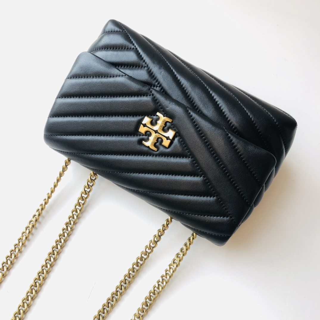 ToryBurch Kira Chevron Convertible Shoulder Bag(22.5-15-8cm)  TB316S90452 - DopestKickz