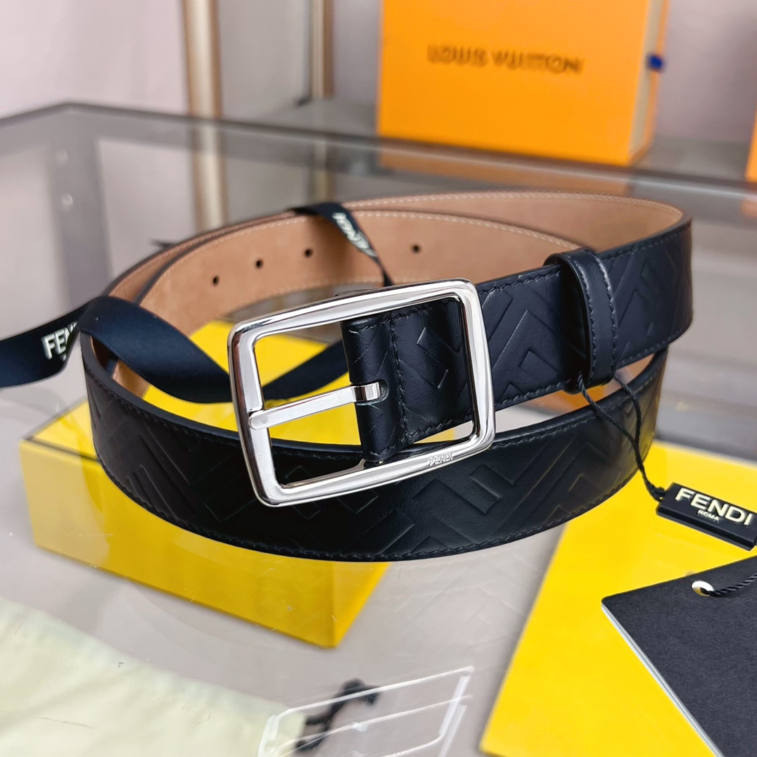 Fendi Leather Belt  - DopestKickz