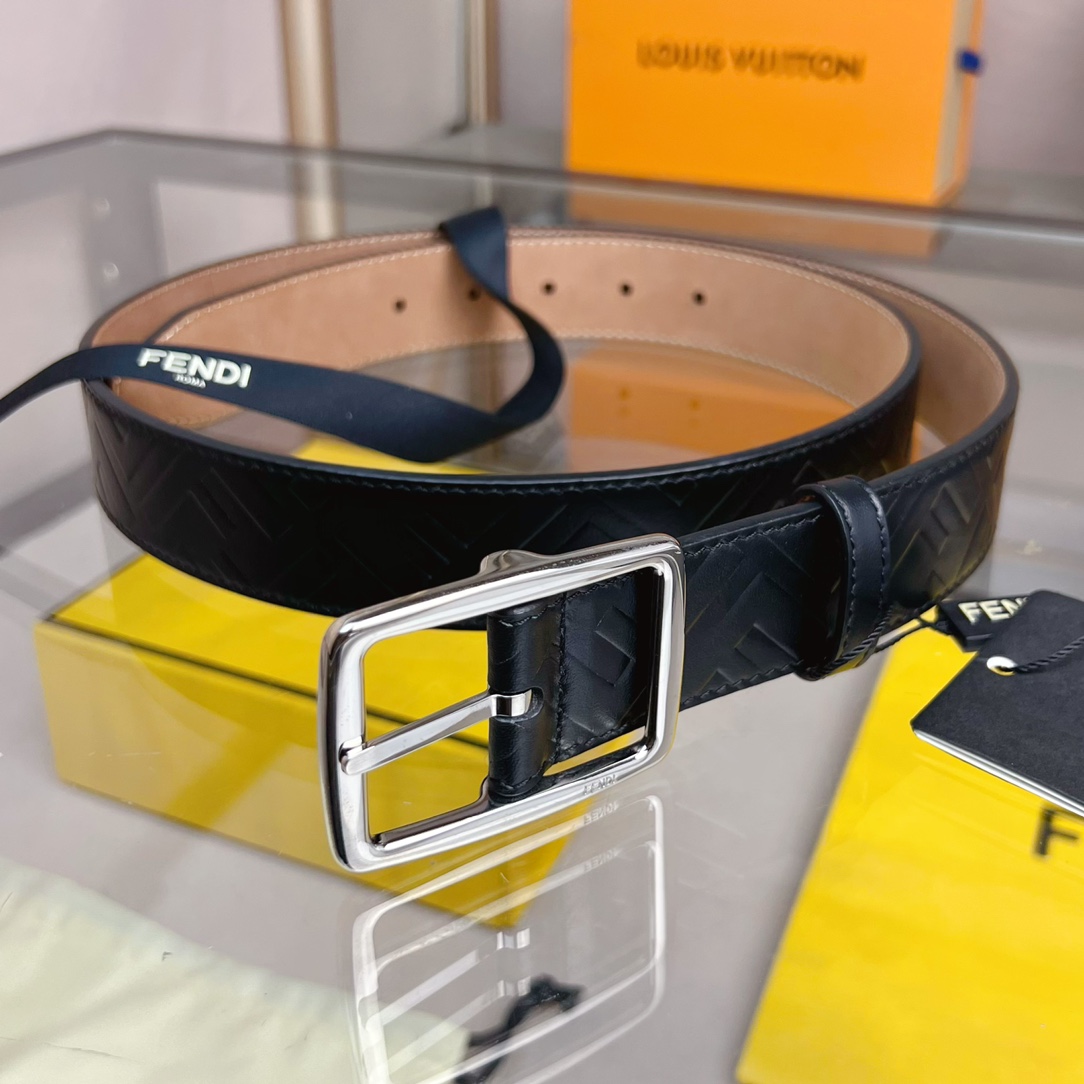 Fendi Leather Belt  - DopestKickz