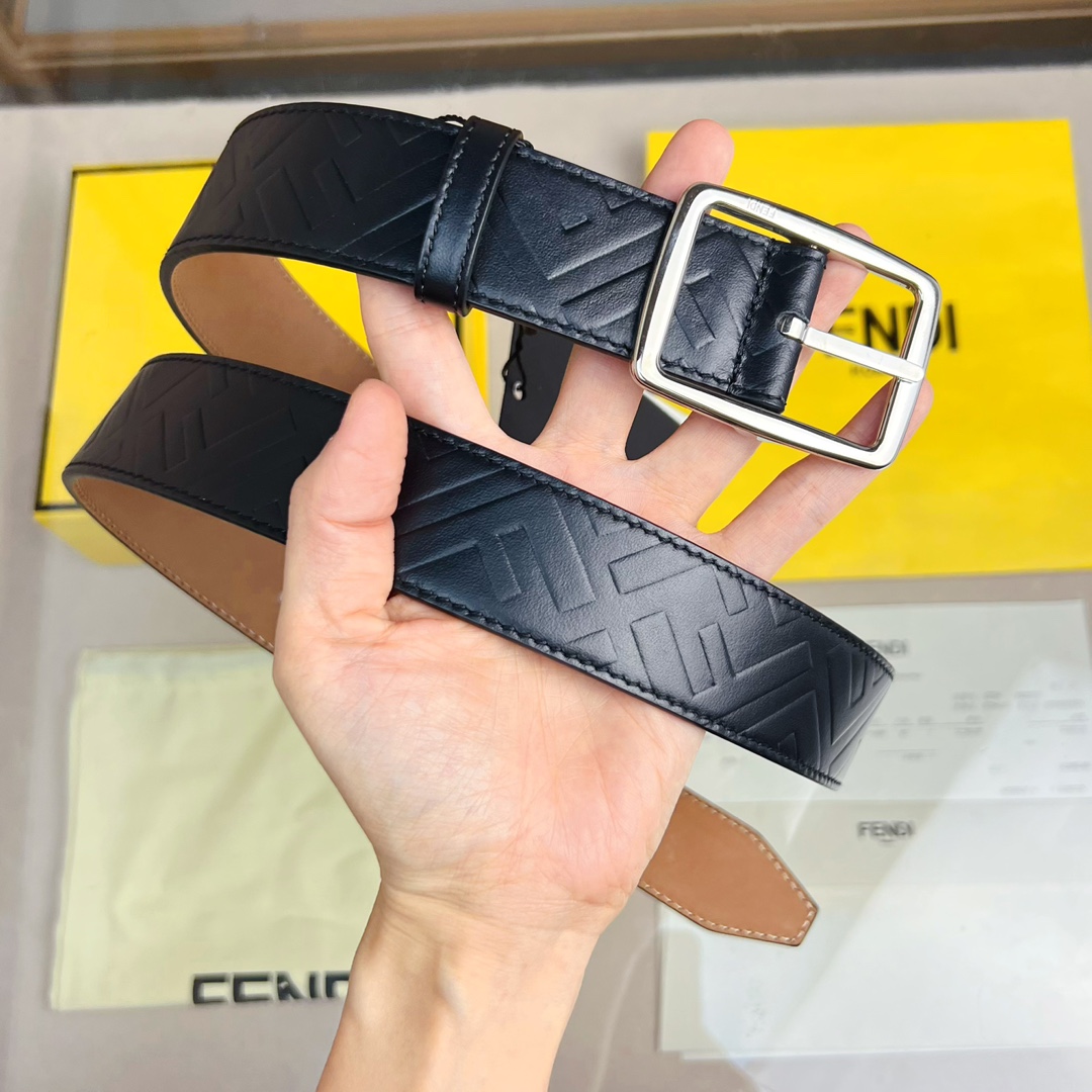 Fendi Leather Belt  - DopestKickz