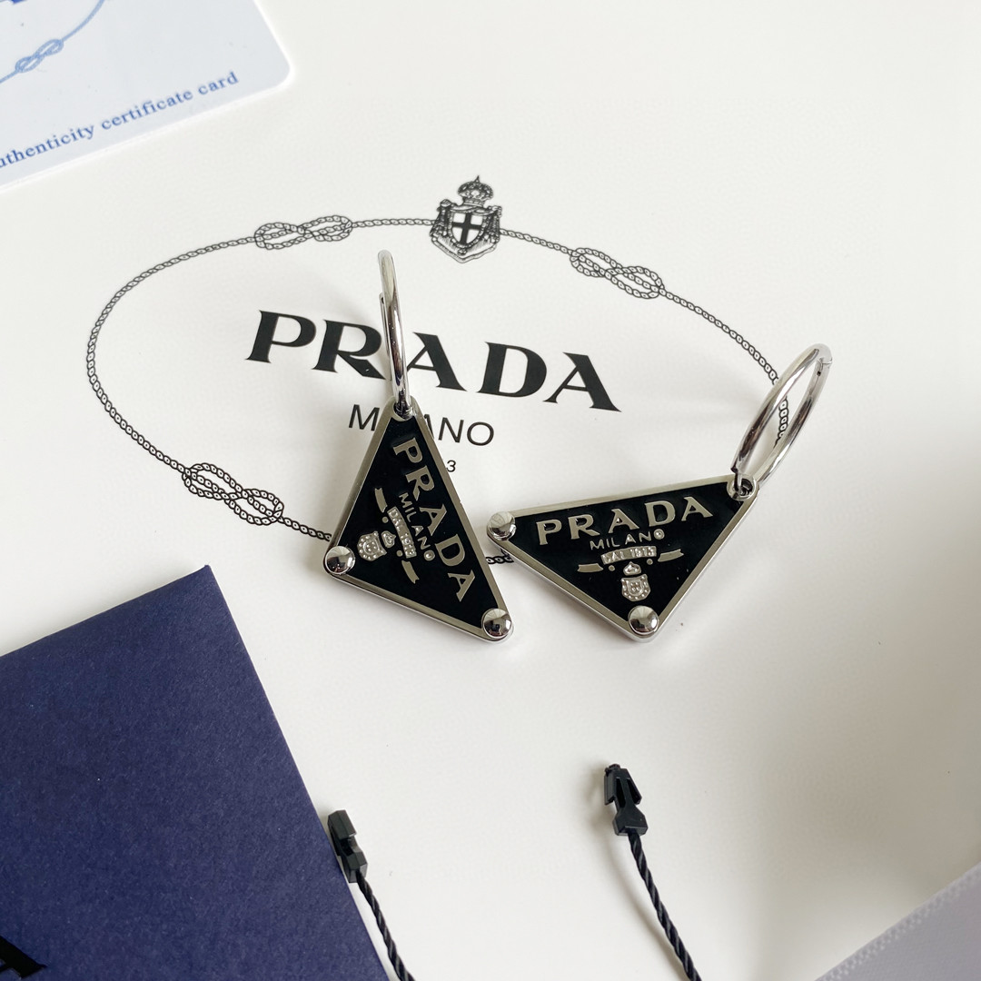 Prada Prada Symbole Pendant Earring - DopestKickz