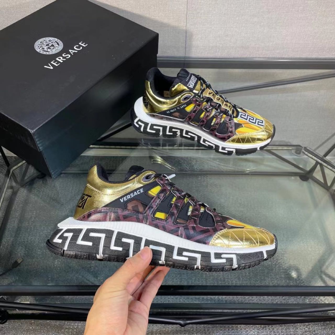 Versace Fendace Trigreca Sneakers - DopestKickz