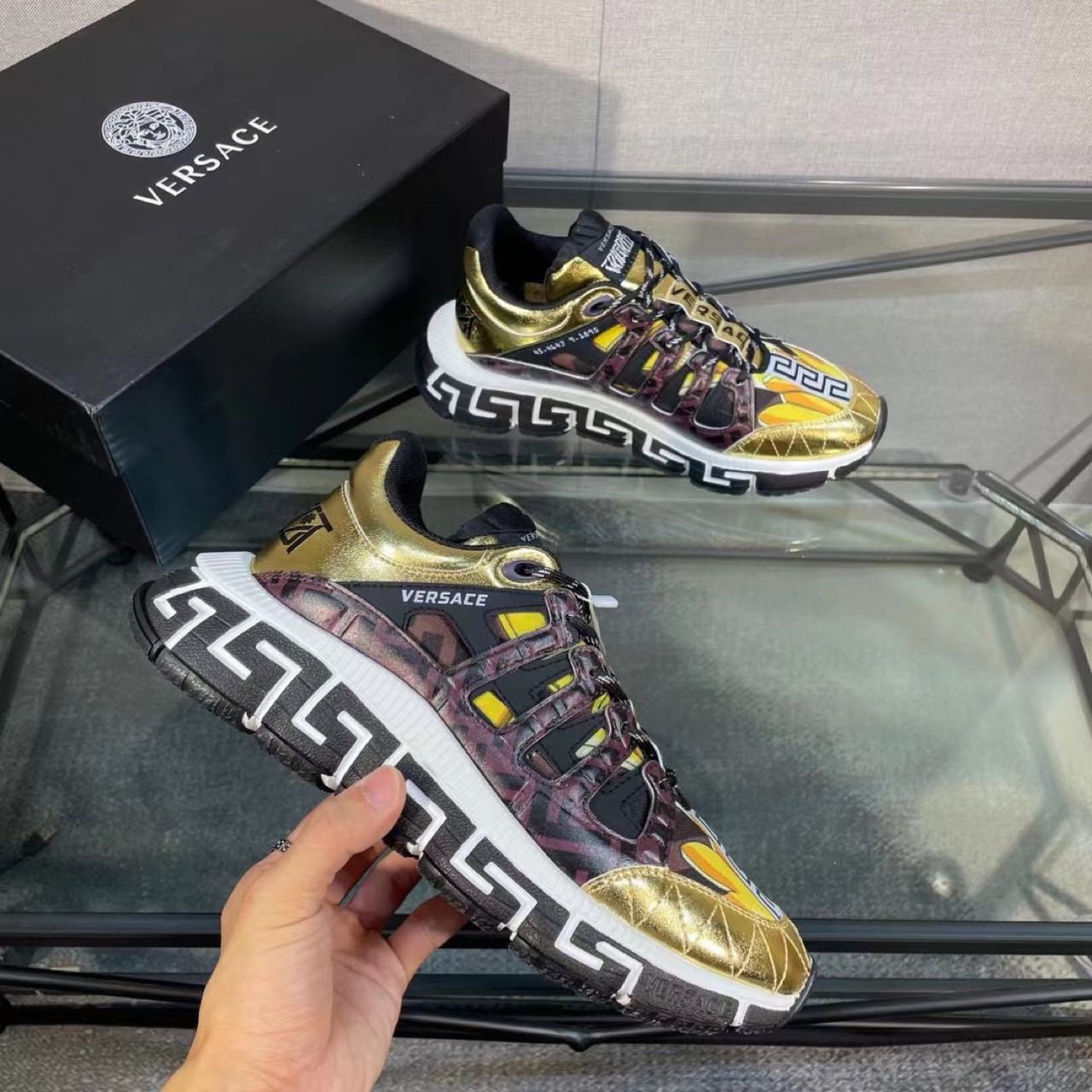 Versace Fendace Trigreca Sneakers - DopestKickz
