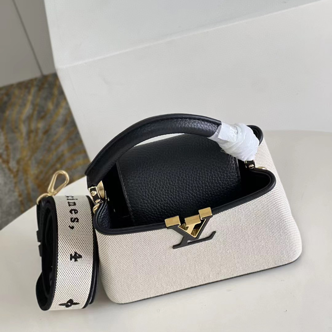 Louis Vuitton Capucines MM Handbag (21-14-8cm)   M59872 - DopestKickz