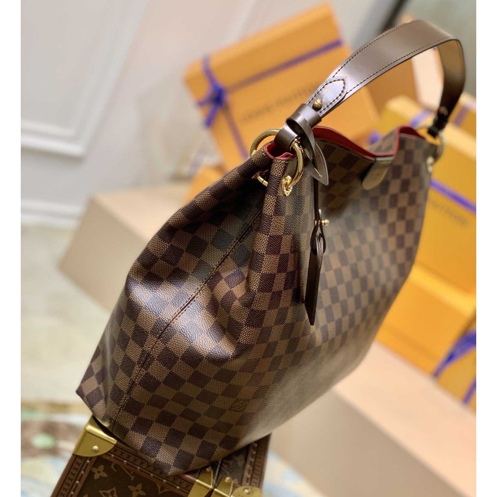 Louis Vuitton Graceful MM Hobo(41-35-14CM) - DopestKickz