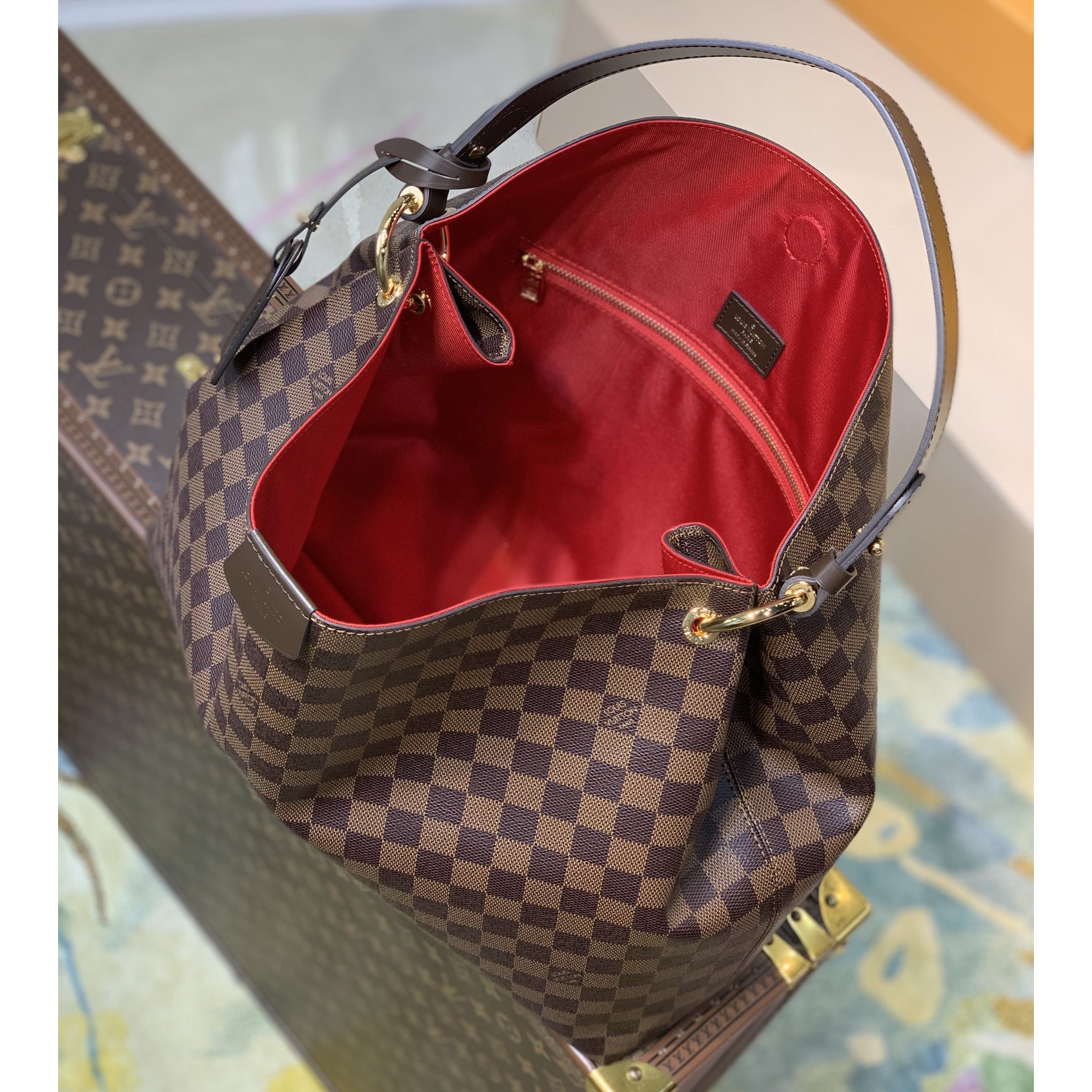 Louis Vuitton Graceful MM Hobo(41-35-14CM) - DopestKickz