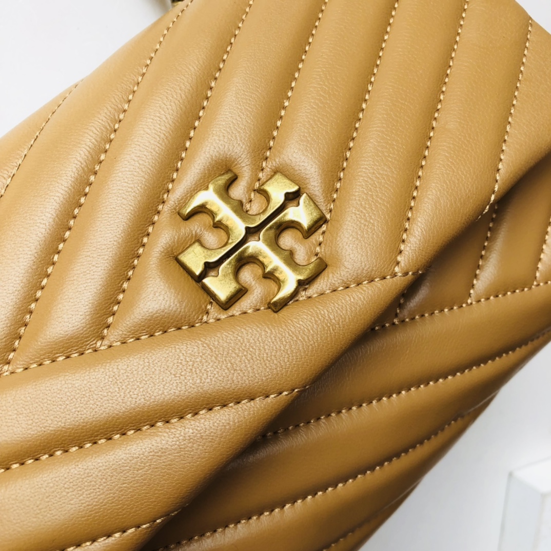 ToryBurch Kira Chevron Convertible Shoulder Bag(22.5-15-8cm)  TB316S90452 - DopestKickz