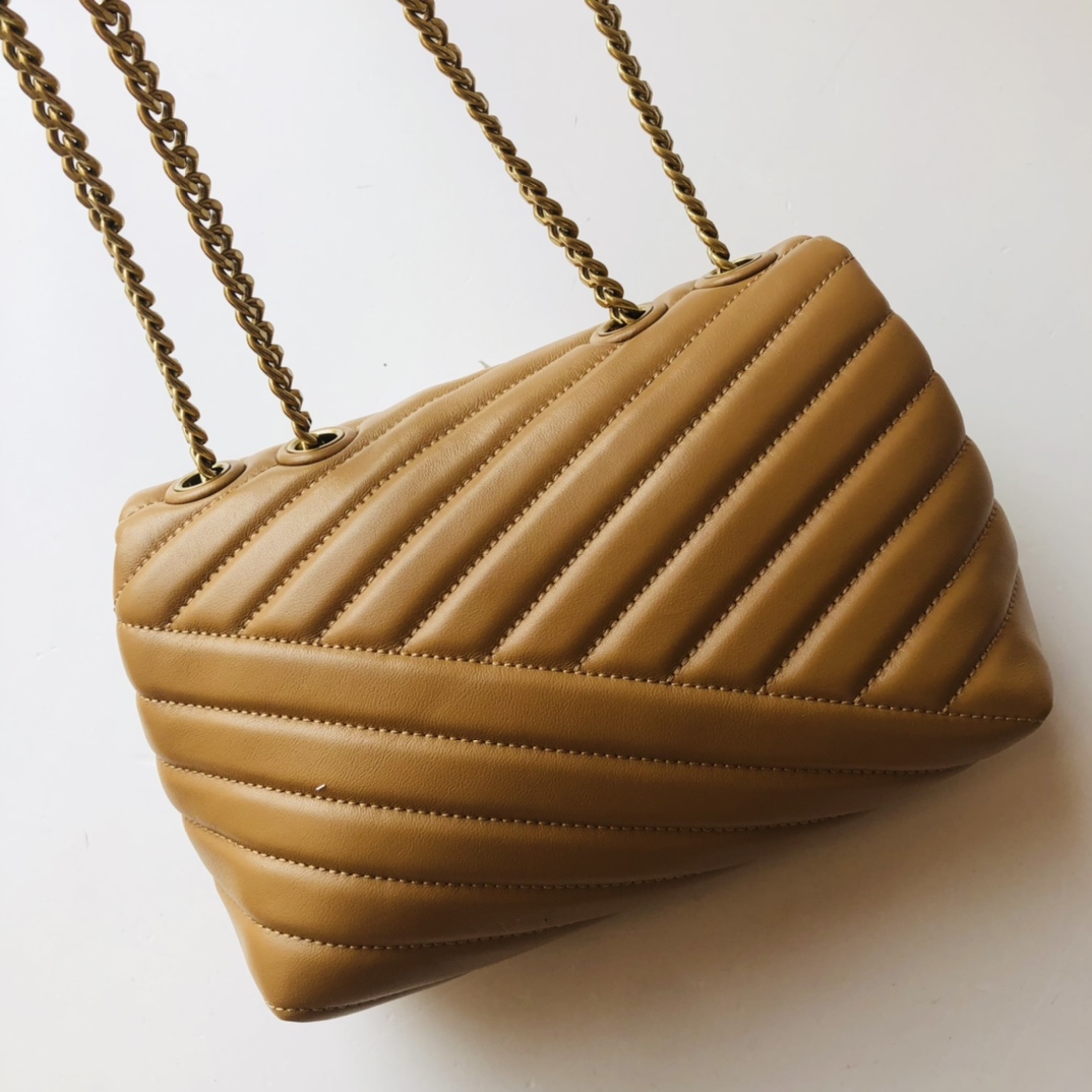 ToryBurch Kira Chevron Convertible Shoulder Bag(22.5-15-8cm)  TB316S90452 - DopestKickz