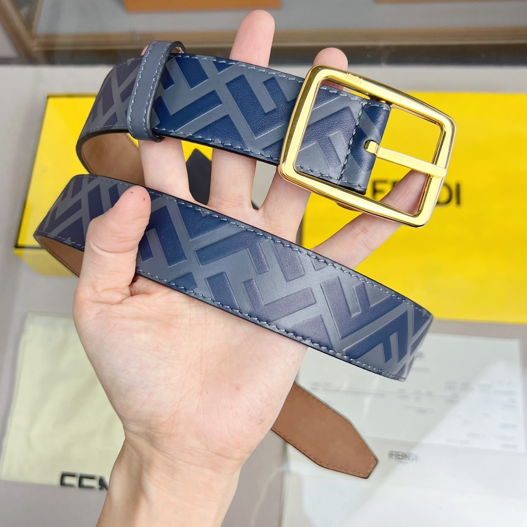 Fendi Leather Belt  - DopestKickz