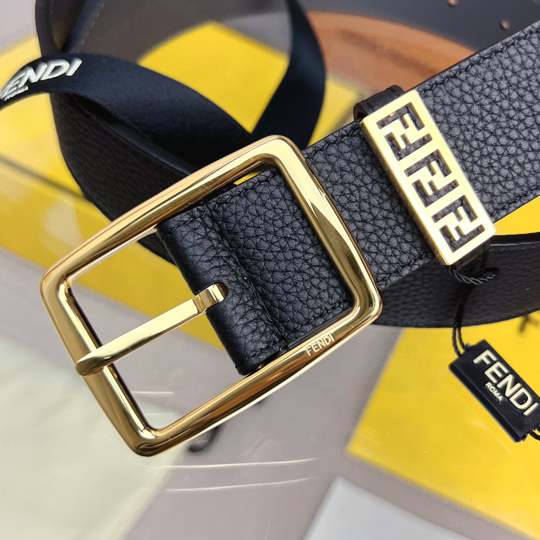 Fendi Leather Belt  - DopestKickz