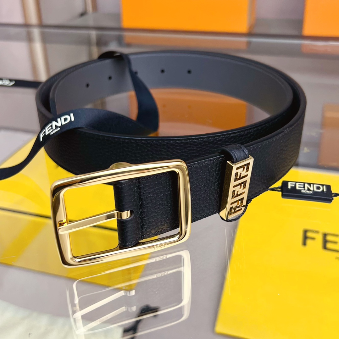 Fendi Leather Belt  - DopestKickz