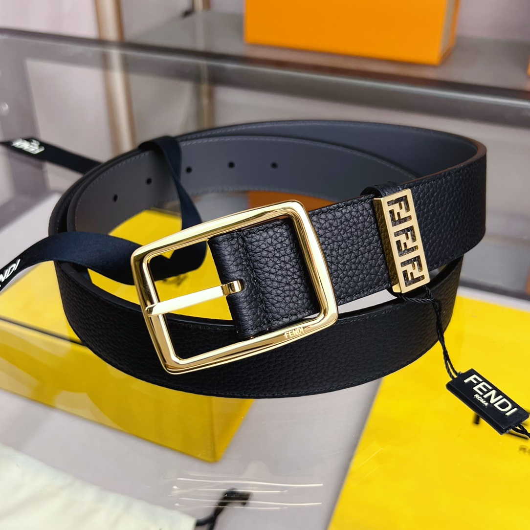 Fendi Leather Belt  - DopestKickz
