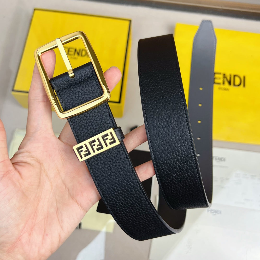 Fendi Leather Belt  - DopestKickz