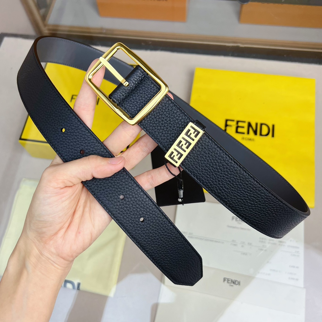 Fendi Leather Belt  - DopestKickz