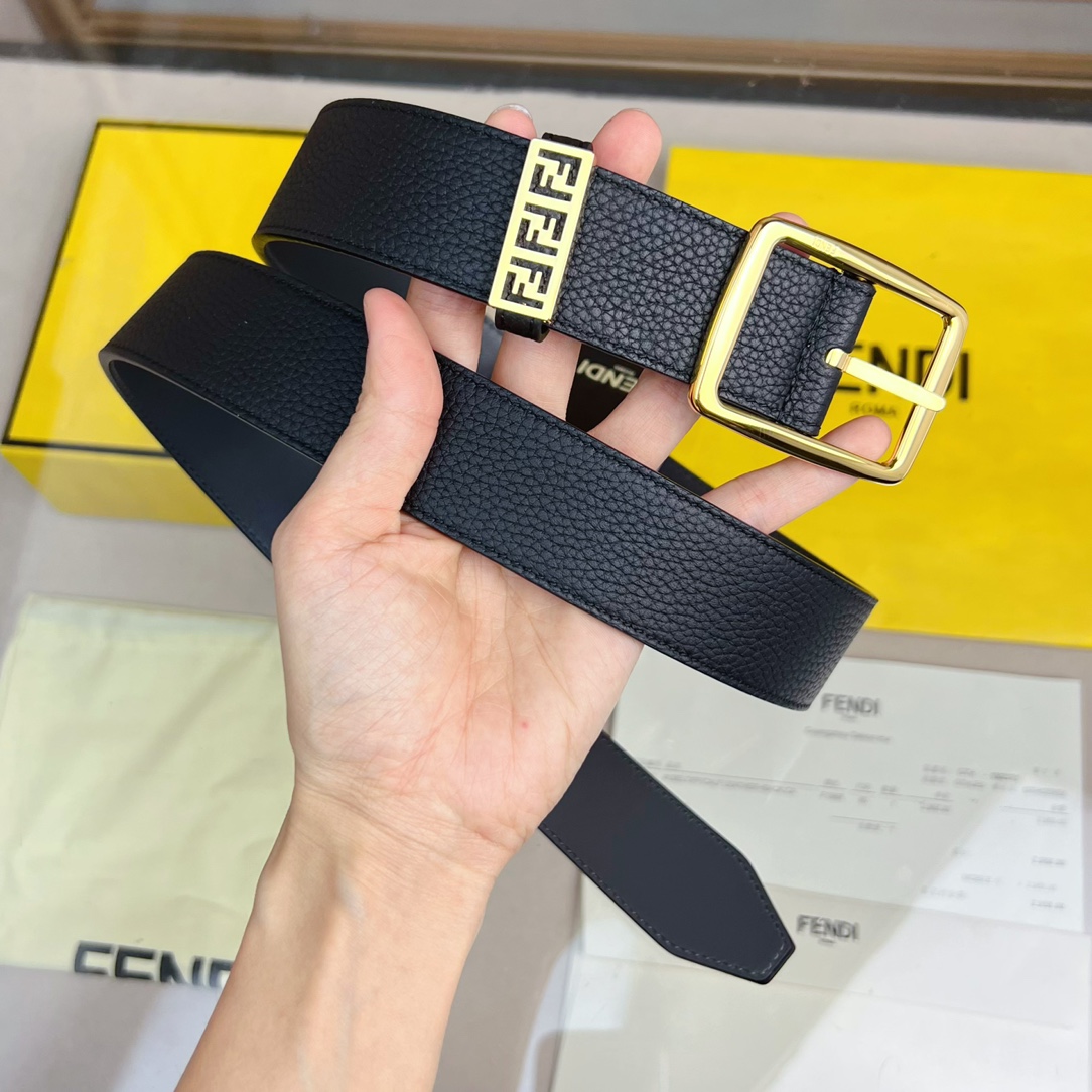 Fendi Leather Belt  - DopestKickz