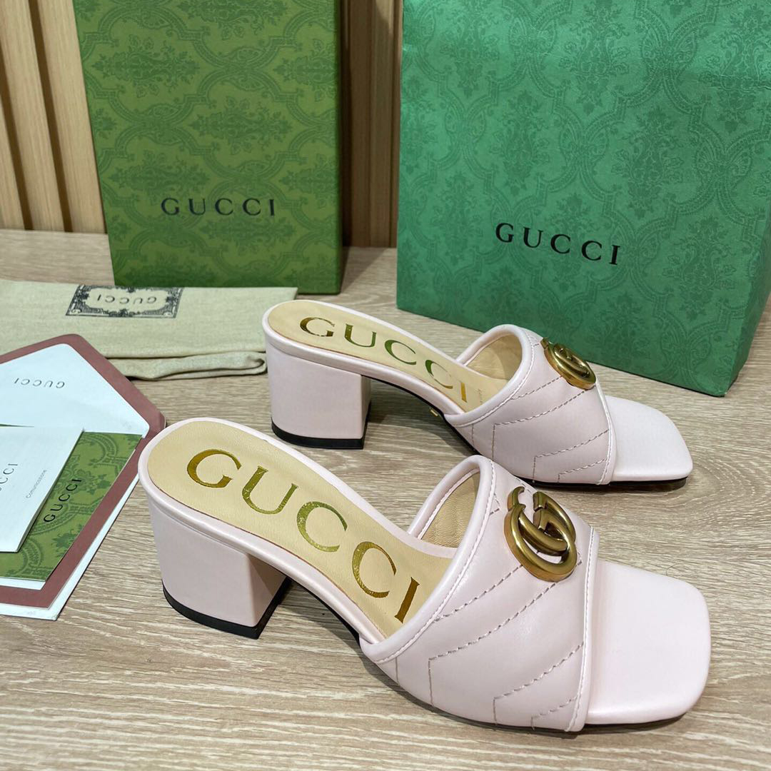 Gucci Women's Double G Slide Sandal  - DopestKickz
