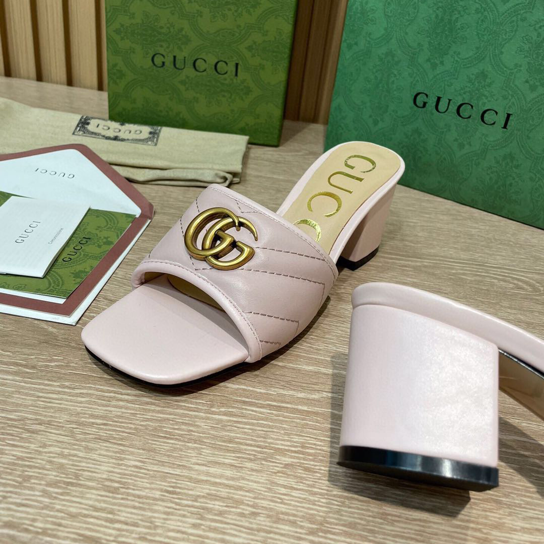 Gucci Women's Double G Slide Sandal  - DopestKickz