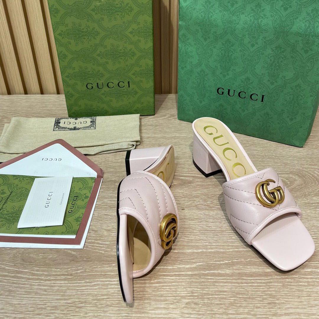 Gucci Women's Double G Slide Sandal  - DopestKickz