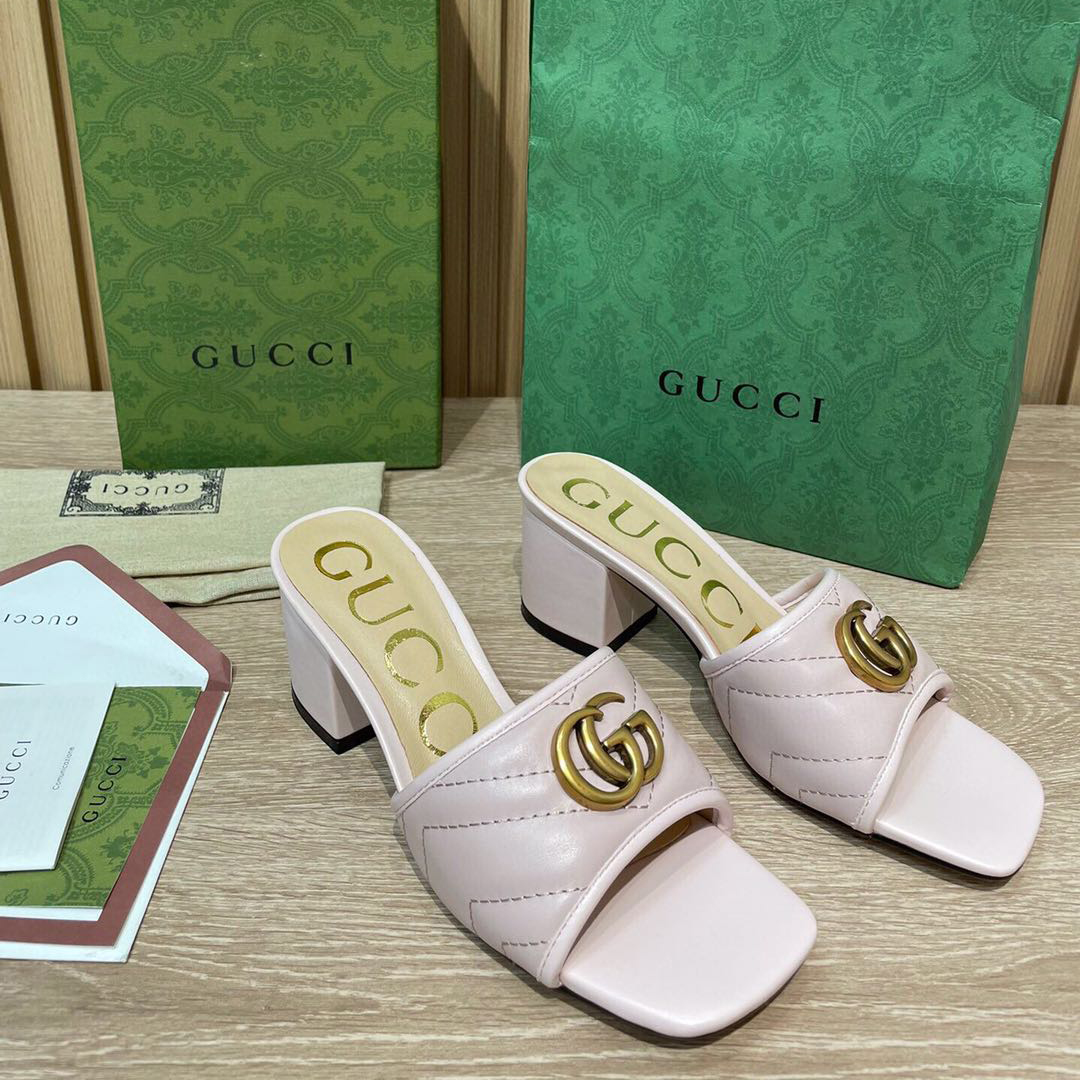 Gucci Women's Double G Slide Sandal  - DopestKickz