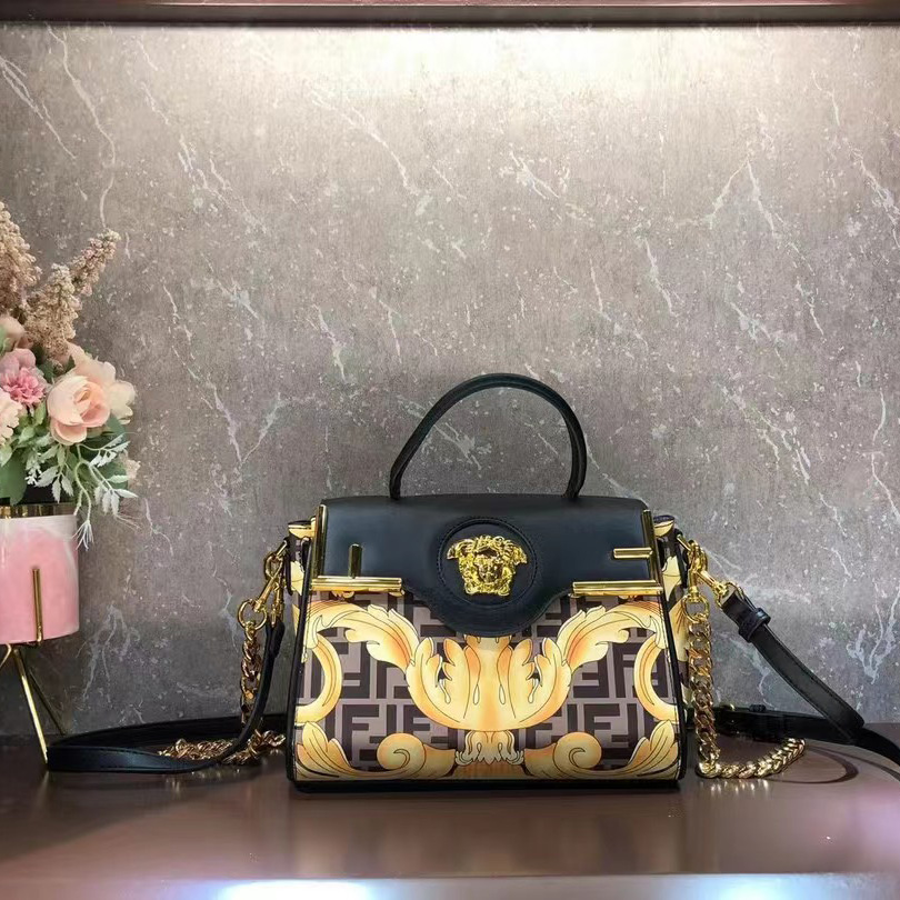 Versace Fendace La Medusa Medium Handbag(25-22-15cm) - DopestKickz