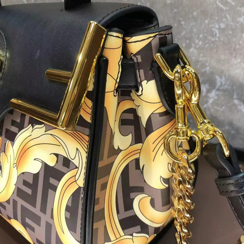 Versace Fendace La Medusa Medium Handbag(25-22-15cm) - DopestKickz