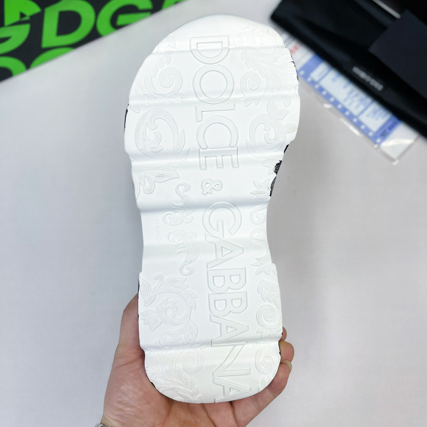 Dolce & Gabbana Calfskin Nappa Daymaster Sneakers - DopestKickz