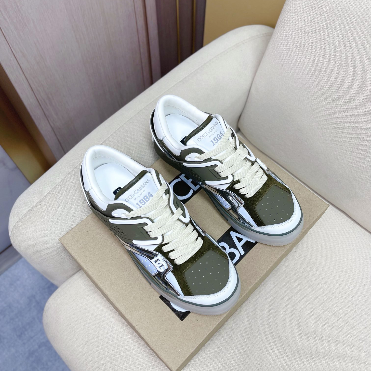 Dolce & Gabbana Calfskin Custom 2.Zero Sneakers - DopestKickz