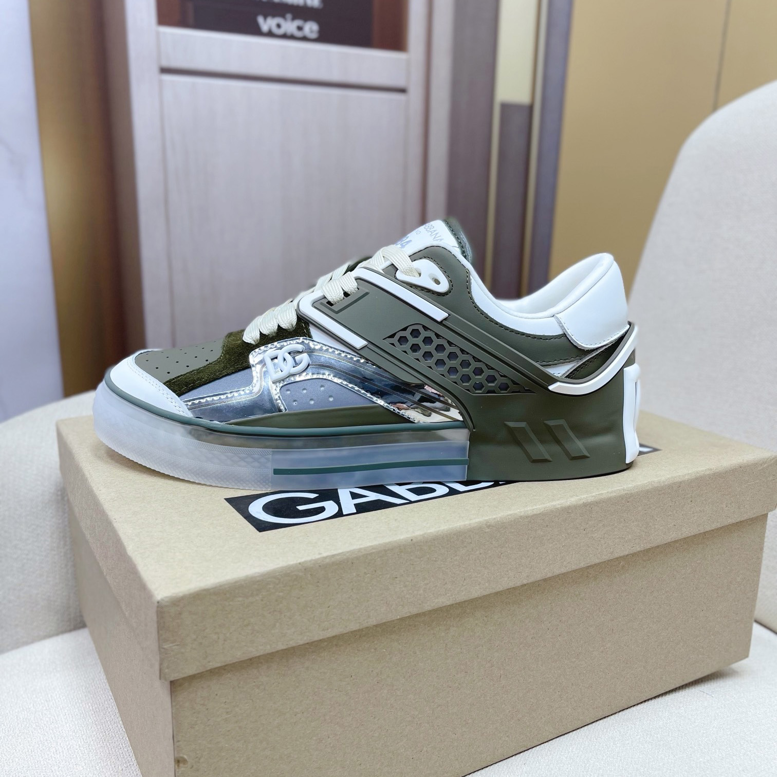 Dolce & Gabbana Calfskin Custom 2.Zero Sneakers - DopestKickz