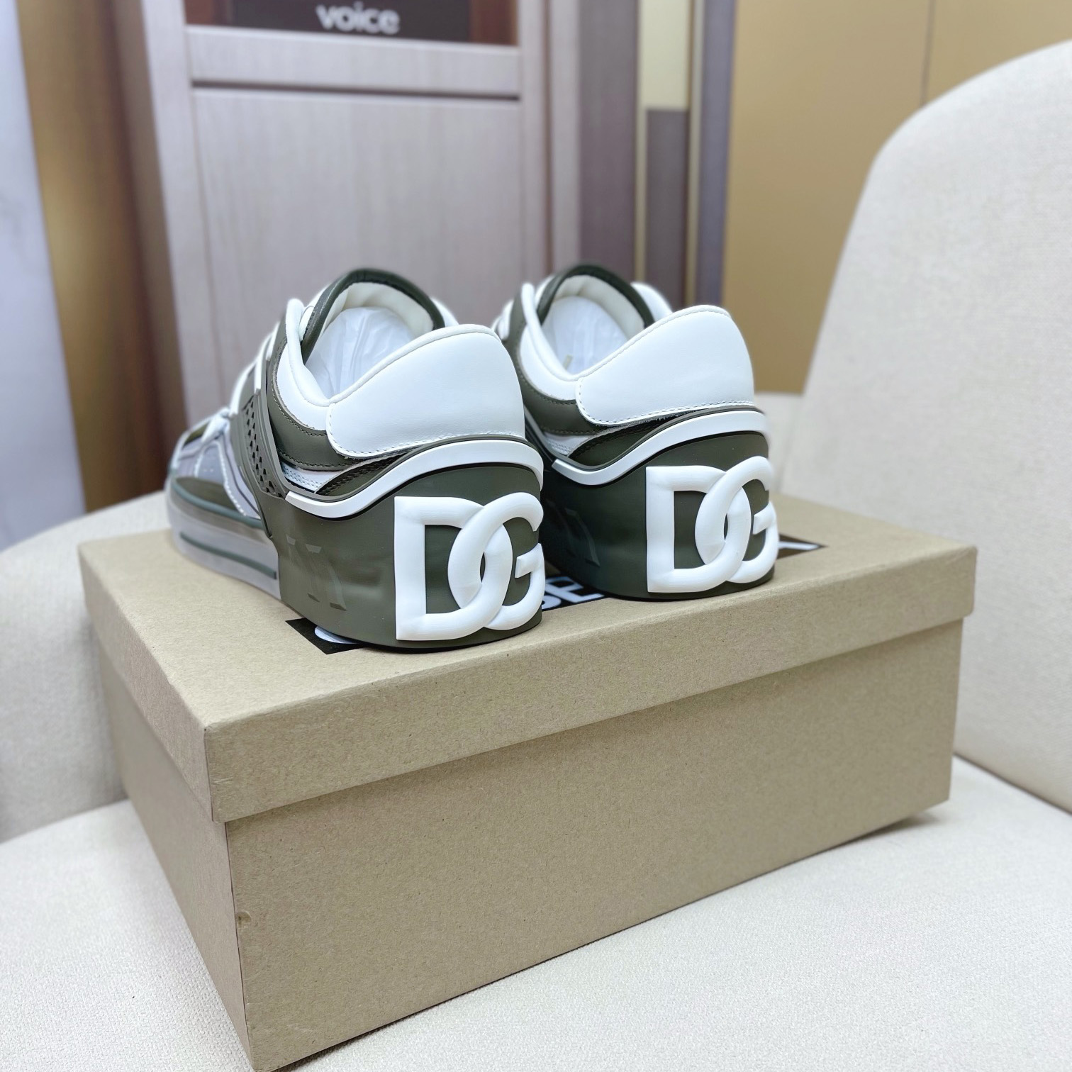 Dolce & Gabbana Calfskin Custom 2.Zero Sneakers - DopestKickz