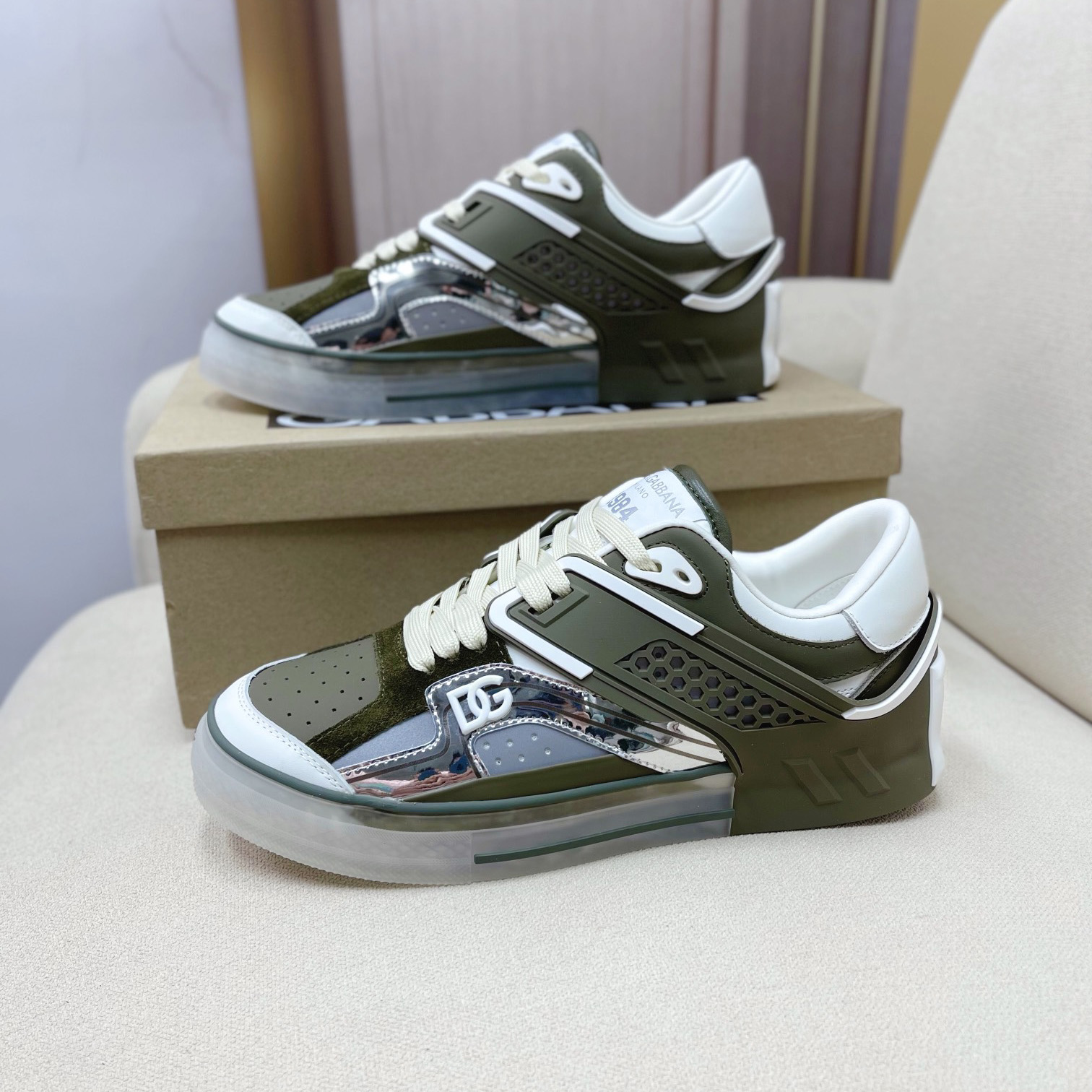 Dolce & Gabbana Calfskin Custom 2.Zero Sneakers - DopestKickz