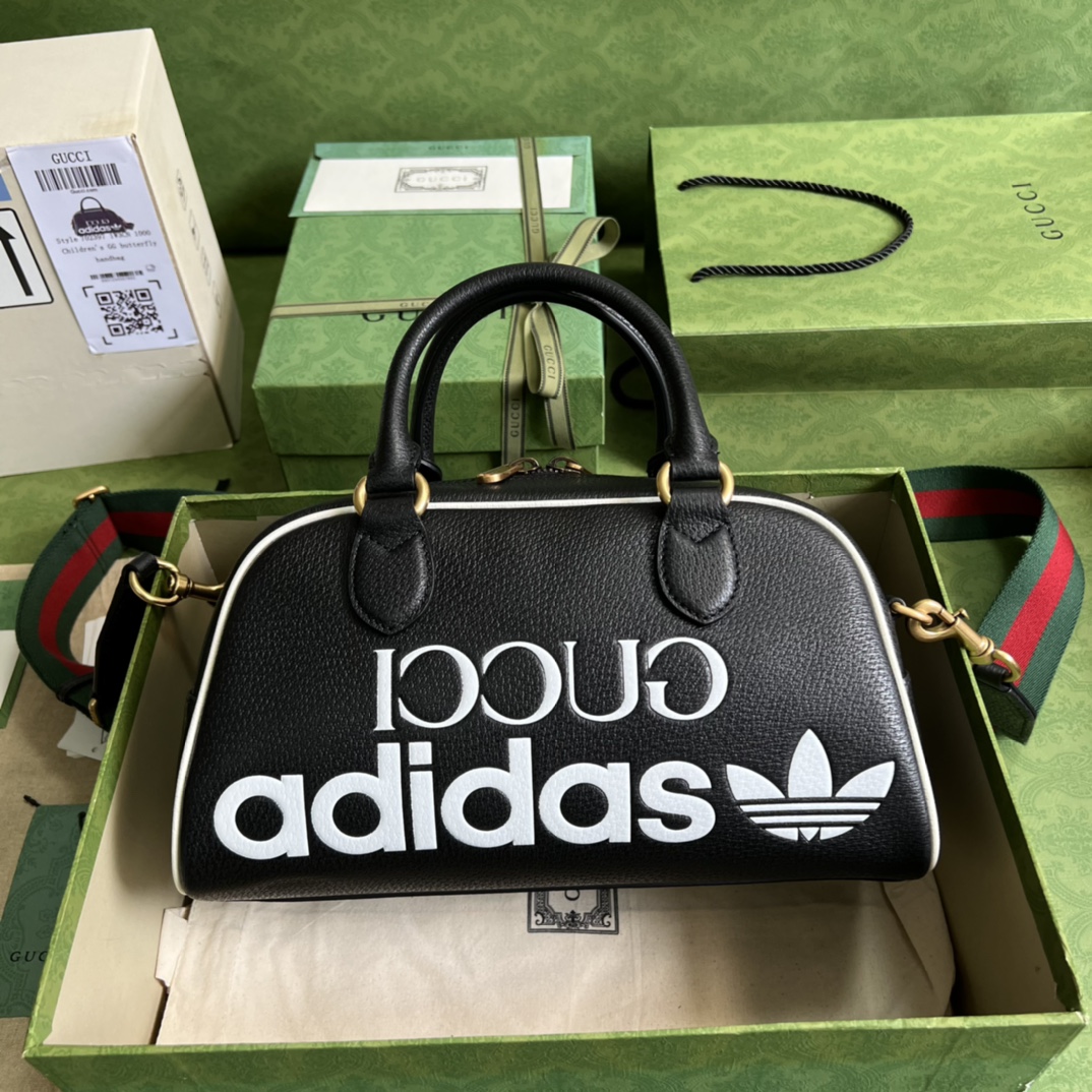 Adidas x Gucci Mini Duffle Bag(31.5-18-15.5cm) - DopestKickz